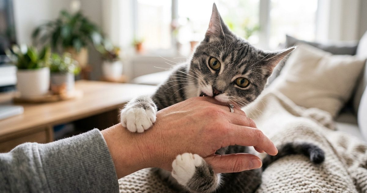 Why Does My Cat Bite Me? Causes & How to Stop It